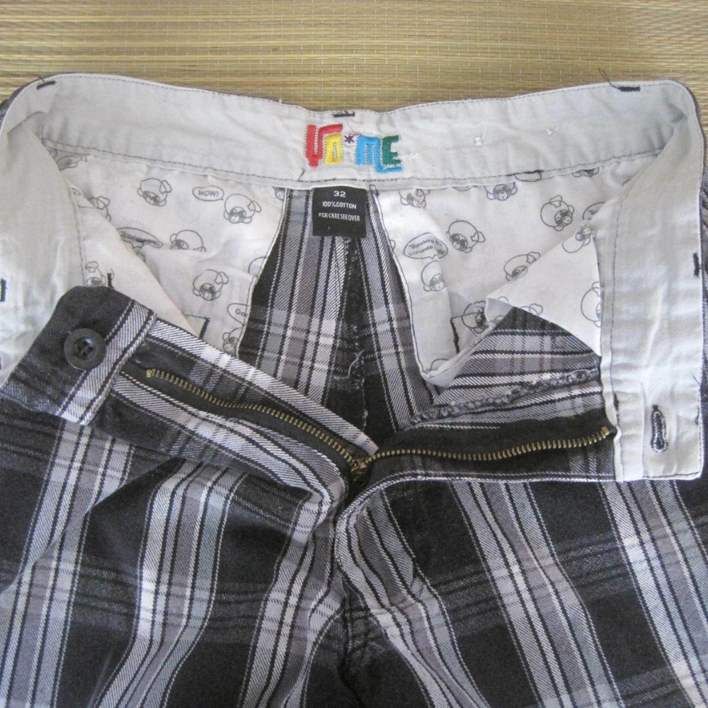 Yo Me cotton shorts plaid 30" - Picture 7 of 8